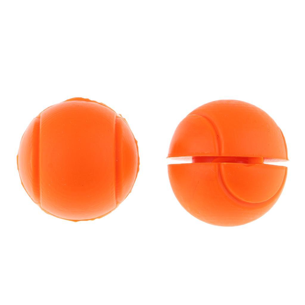 2xSilicone Tennis Racket Vibration Damper Racquet Shock Absorber Orange