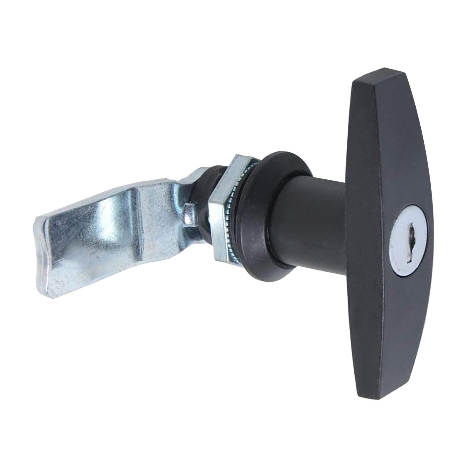 T-Handle Door Lock Latch Zinc Alloy Cabinet T-Handle Door Lock for Car Truck Trailer Camper Van