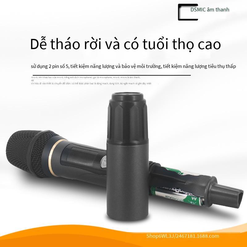 Phong cách mới nhất của micro không dây một kéo hai U đoạn cầm tay FM điện thoại di động phát sóng trực tiếp thẻ âm thanh micro khuếch đại công suất máy tính âm thanh ngoài trời