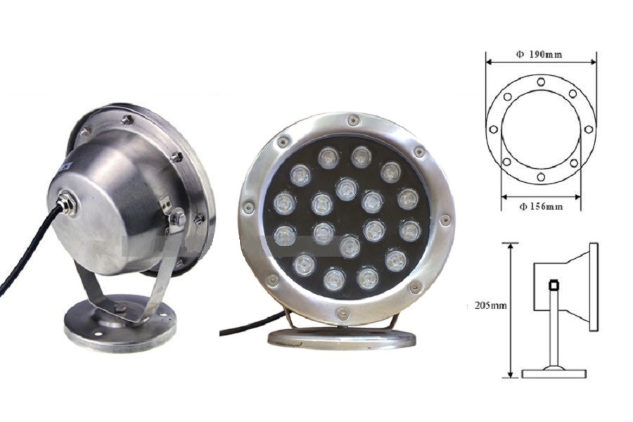 Đèn LED Âm Nước Công Suất 18W GSN18 GS Lighting