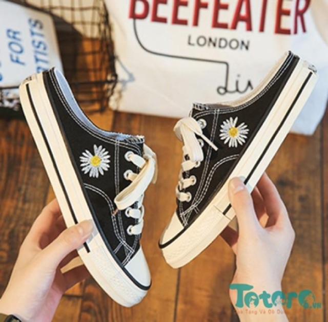 GIÀY SNEAKER ĐẠP GÓT HOA CÚC GD