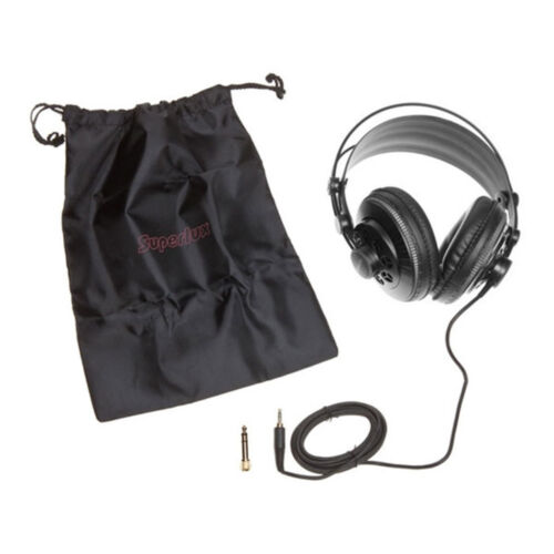 ROGTZ - Tai Nghe Kiểm Âm Siêu Cấp Superlux HD681B - Độ Nhạy Cao 98bB SPL Dải Tần Rộng 10Hz-30kHz Loa 50 Chất Liệu Đệm Cao Cấp Thiết Kế Semi-Open Khung Nhựa ABS Jack Mạ Vàng Cáp 2.5m Jack Chuyển 3.5mm-6.3mm Tương Thích Đa Thiết Bị - Hàng Chính Hãng