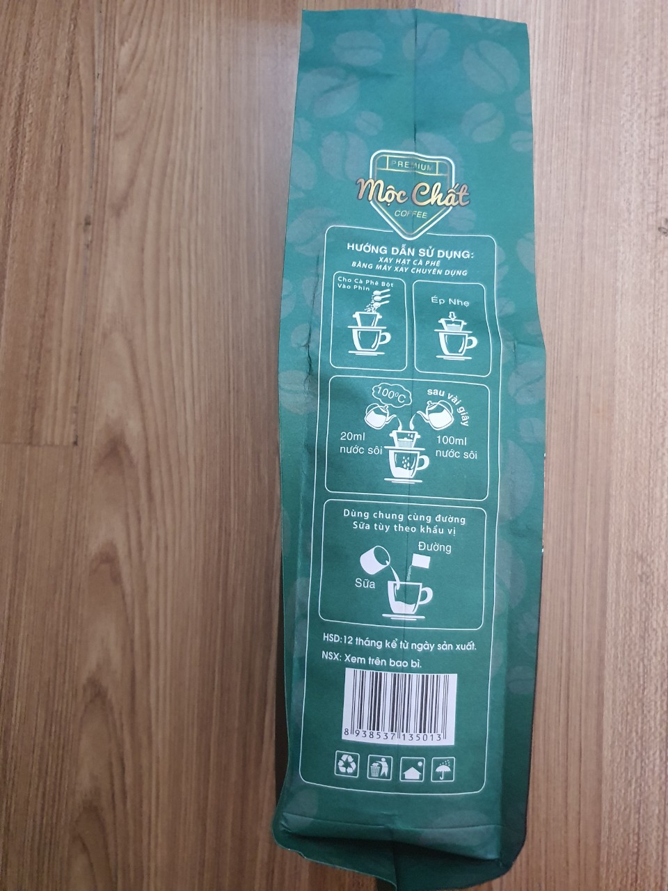 CÀ PHÊ MỘC CHẤT HẠT RANG (PHA PHIN)