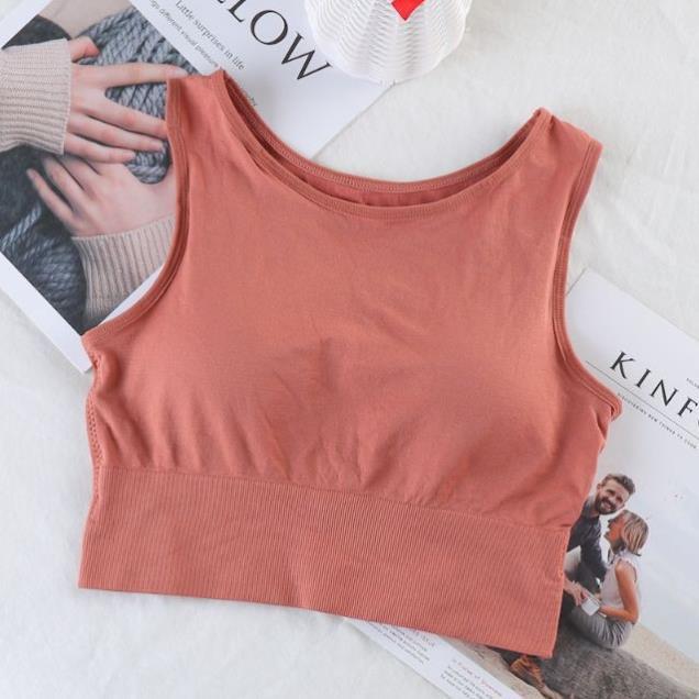 Áo ba lỗ nữ Croptop Thiết kế bo eo giúp tạo đường cong nổi bật,tôn dáng cực đỉnh có mút đệm nâng ngực