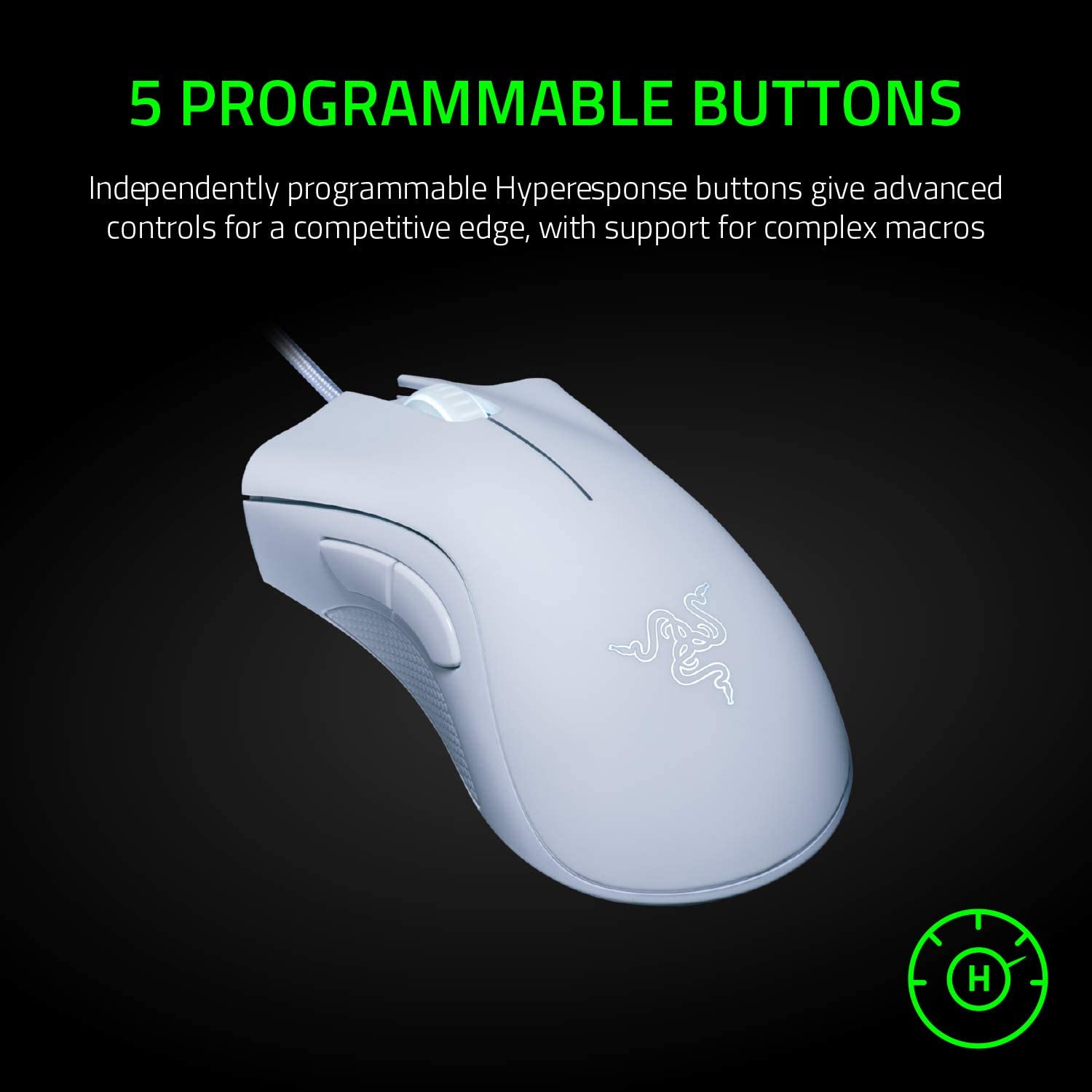 Chuột Razer DeathAdder Essential - Ergonomic Wired Gaming Mouse - FRML Packaging - Hàng chính hãng