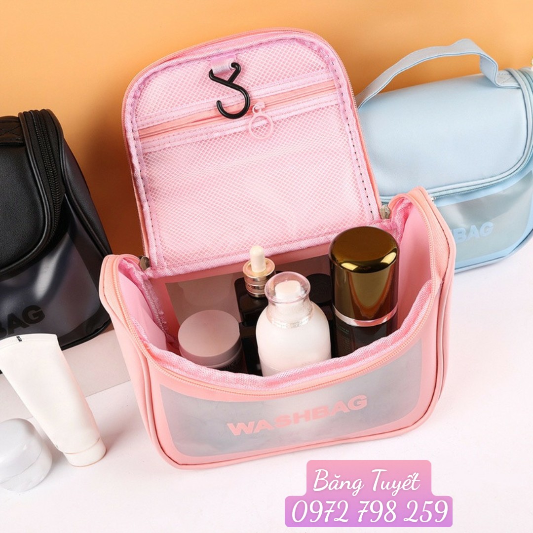 TÚI ĐỰNG MỸ PHẨM ĐỒ TRANG ĐIỂM CHỐNG NƯỚC WASHBAG CAO CẤP