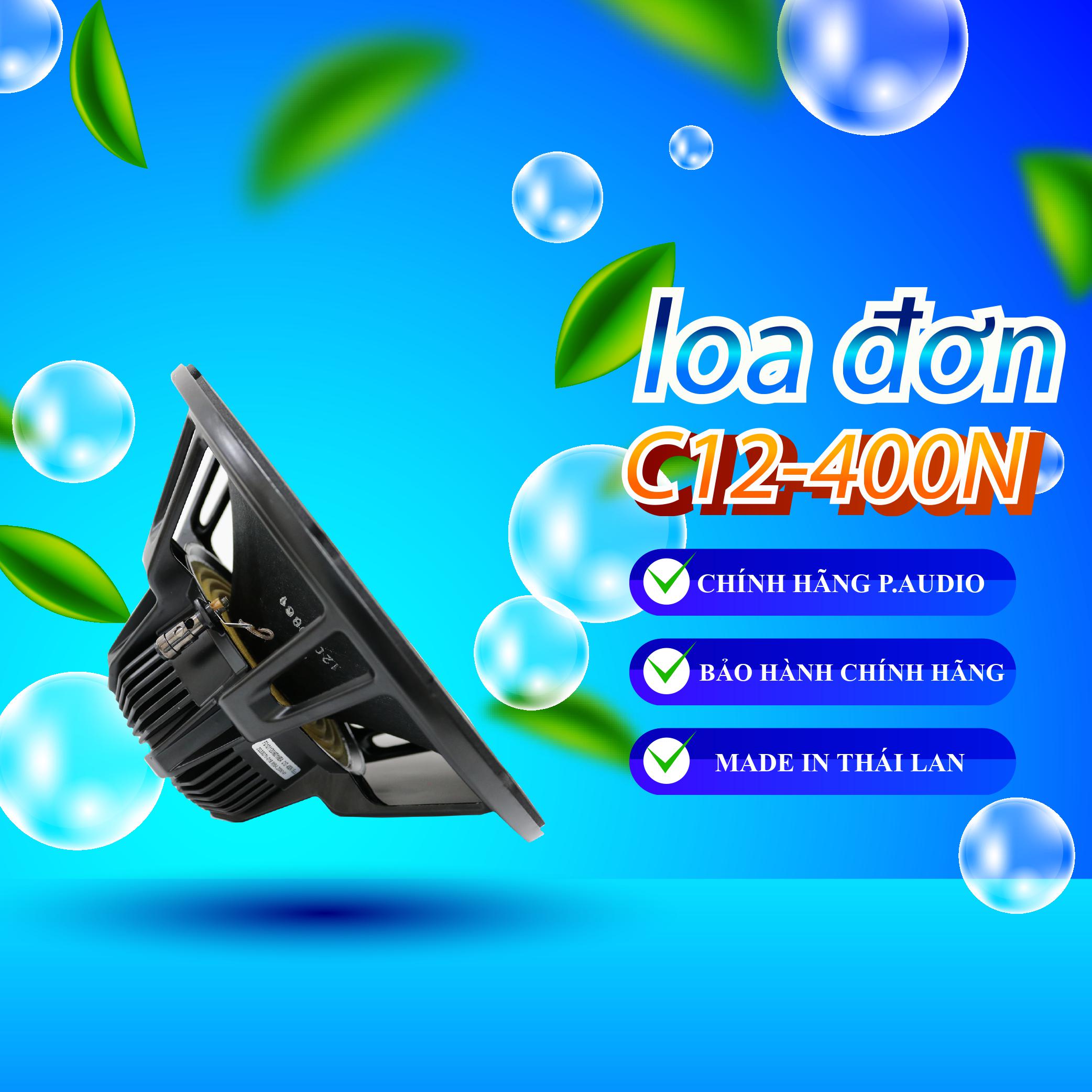 Loa Đơn Từ Neo P.Audio 3 Tấc C12-400N ( 1 cặp ) Hàng Chính Hãng - Chỉ Giao HCM