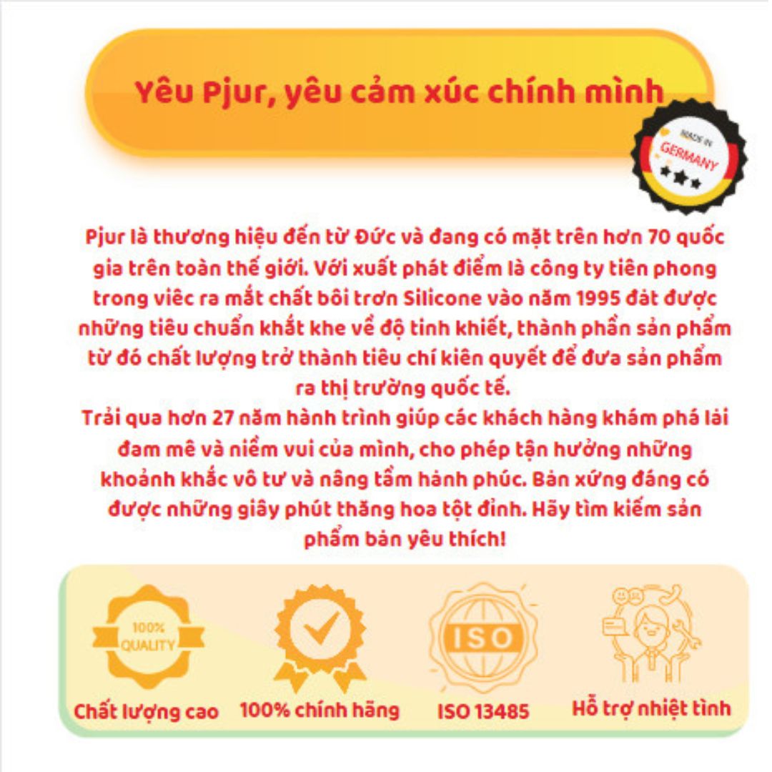 Combo chất bôi trơn Pjur Superhero Glide 100ml & Pjur superhero 20ml chiết xuất thành phần thiên nhiên