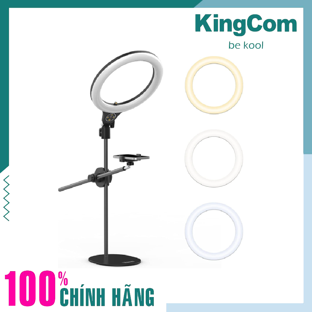 Bộ Đèn Vòng Giá Đỡ Chụp Ảnh Trên Cao - Ulanzi Desktop Overhead Shooting Bracket Ring Light Set - Hàng Chính Hãng