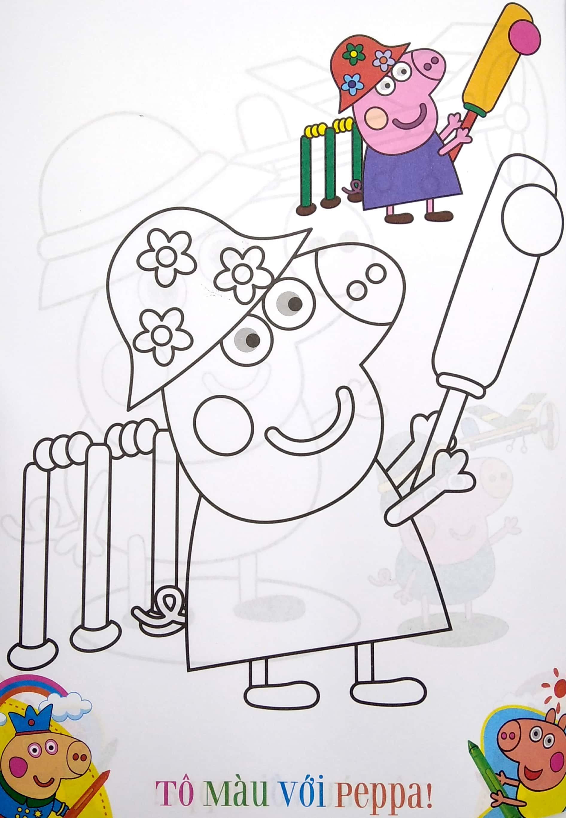 Sách - Tô Màu Peppa Pig - Tập 3 (Tái Bản 2024)