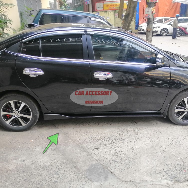 Lip hông Lip sườn Toyota mẫu độ cho xe Toyota Vios