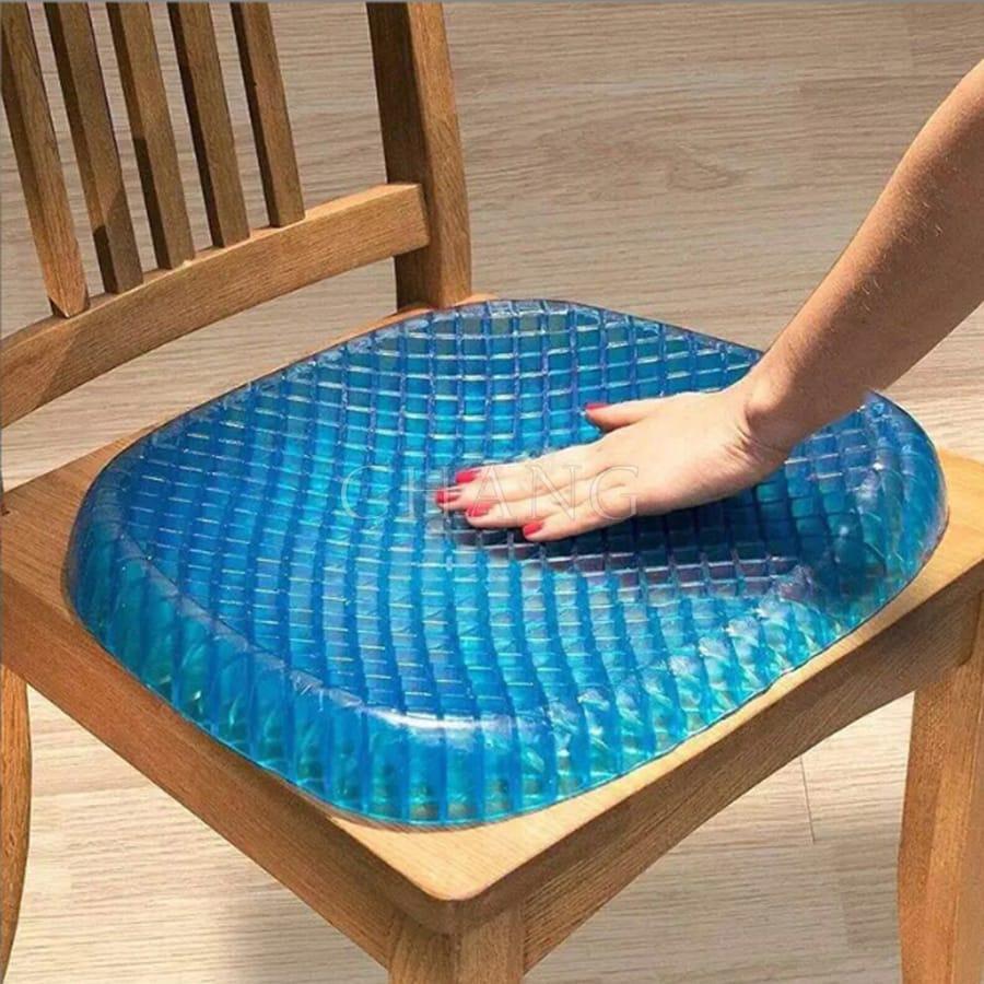 Đệm Ngồi 3D 2 Lớp Thoáng Khí - Đệm Gel Tổ Ong Lót Ghế Trên Ô Tô Êm Ái Tránh Đau Mỏi Khi Ngồi Lâu