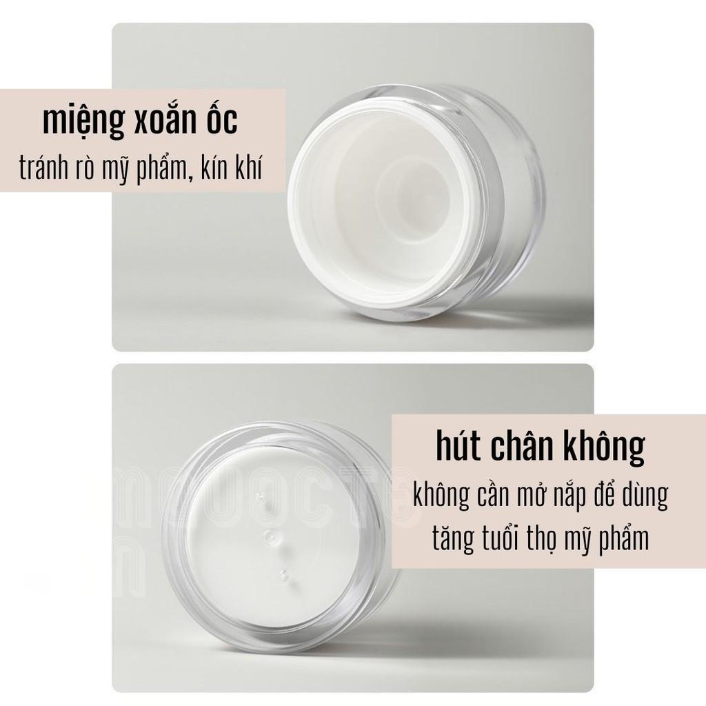 Hũ chiết mỹ phẩm kem nền hút chân không cao cấp lọ chiết kem dưỡng lotion kem mắt CCC15