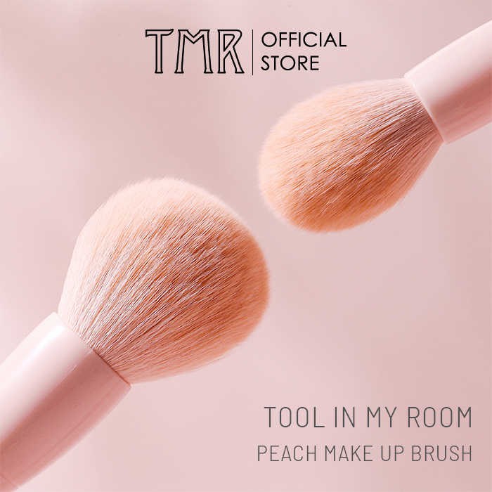 Cọ Phủ Phấn Peach Powder Brush TMR chính hãng, lông cọ mềm mượt cao cấp, tạo nét tự nhiên mỏng mịn khi dùng cọ