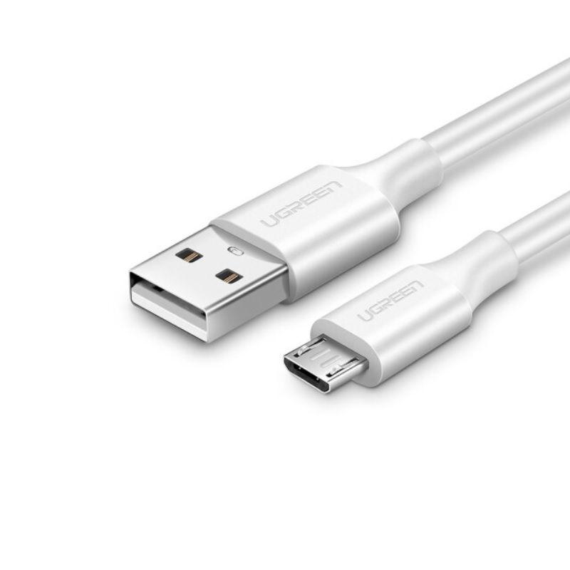 Ugreen UG60223US289TK 3M micro usb 2.0 màu Trắng Cáp hỗ trợ sạc nhanh và truyền dữ liệu - HÀNG CHÍNH HÃNG