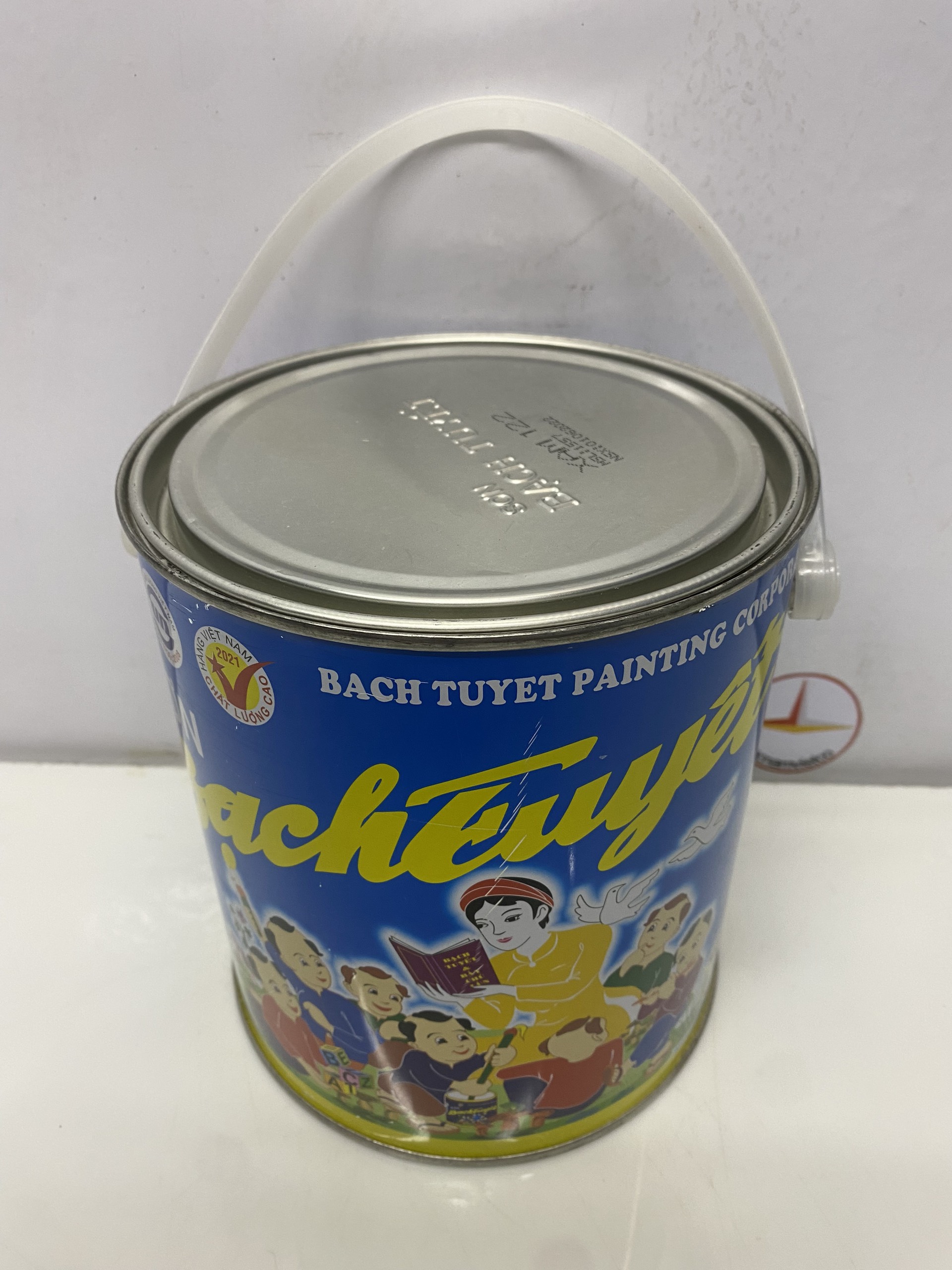 Sơn dầu Bạch Tuyết màu xám 122 3kg