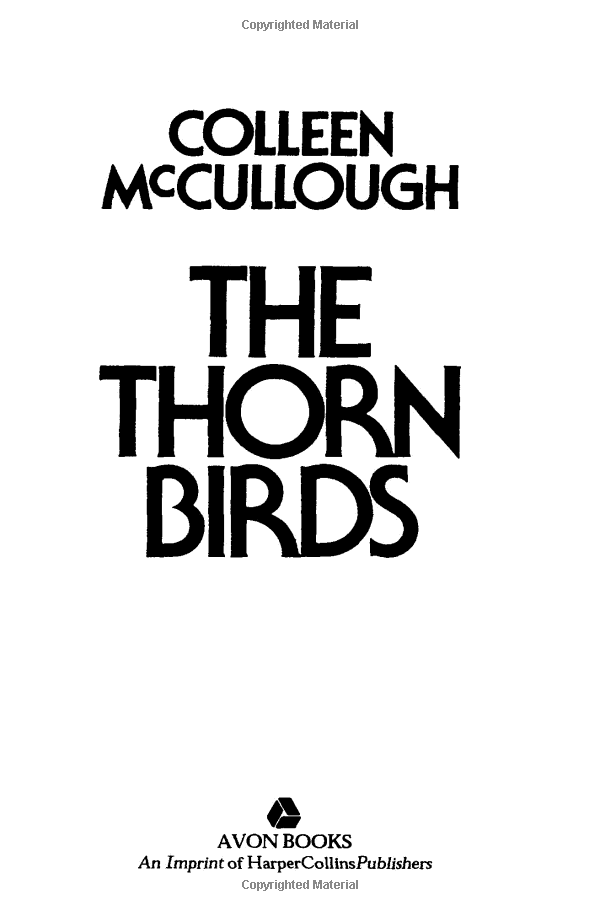 Sách The Thorn Birds