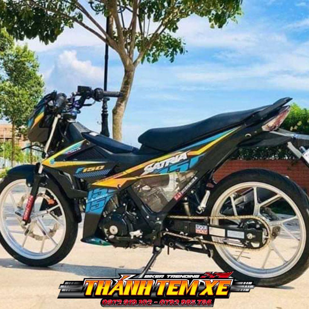 Tem rời dành cho xe Satria- Raider không bay màu