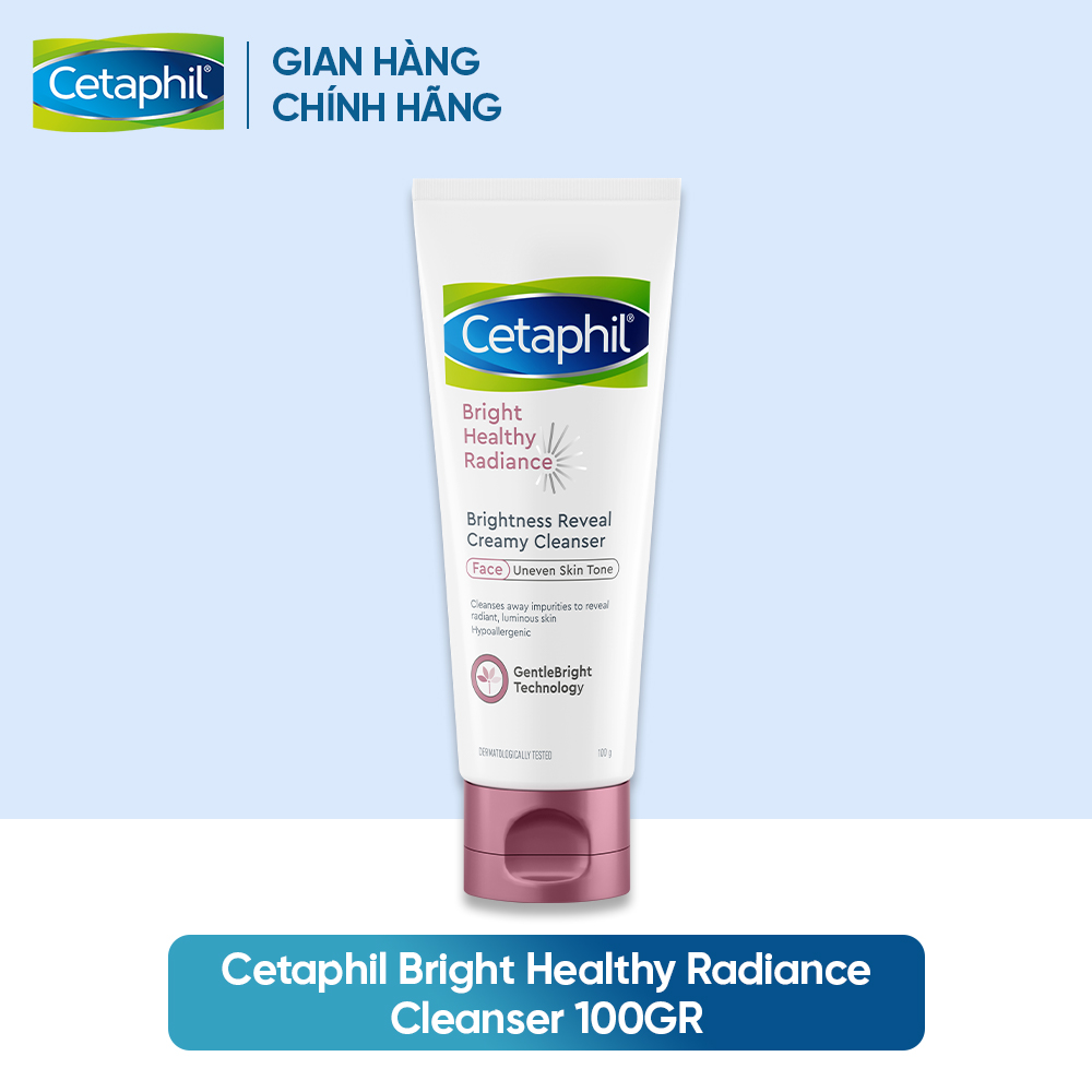 Sữa rửa mặt làm sáng da Cetaphil Bright Healthy Radiance Creamy Cleanser 100g