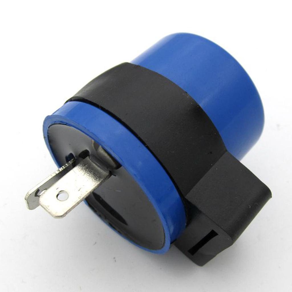 2x Flasher Buzzer Relay Indicator TurnSignal Led Blinker DC 6V 12V Beeper 2Pin