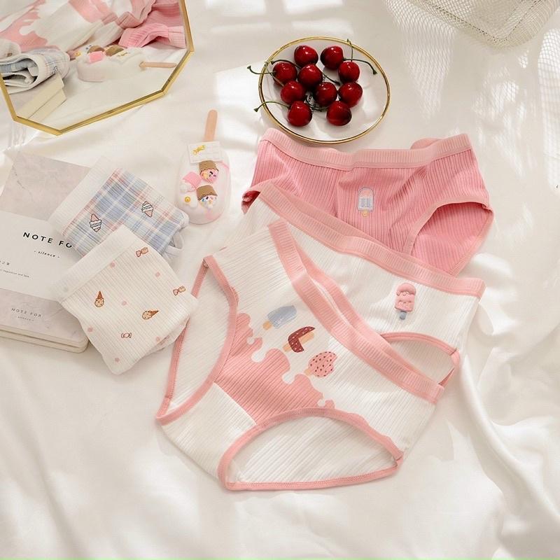 Set 5 quần cotton hoạ tiết cute