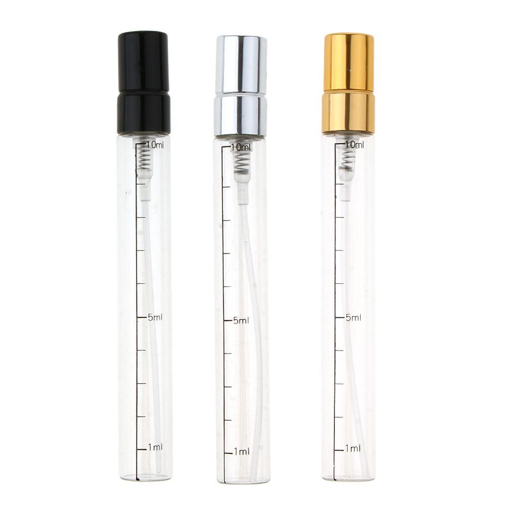 15x 10ml Empty Perfume Spray Bottle Atomizer Liquid Travel Fine Mist Sprayer