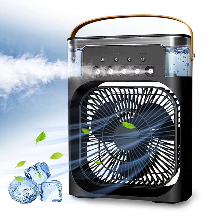Quạt Điều Hòa Không Khí Di Động 3 Trong 1 Đa Chức Năng Với 7 Màu Đèn Ban Đêm