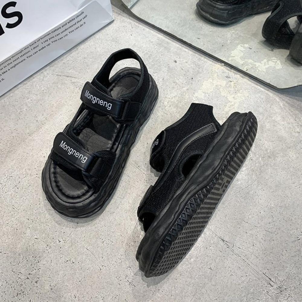 Giày Sandal Nữ MWC 2943 - Sandal Đế Bánh Mì 4p Siêu Hack Dáng 2 Quai Ngang Lót Dán Thời Trang Đi Học Đi Làm