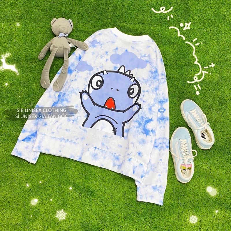 Áo cardigan SIB Clothing áo khoác form rộng unisex ulzzang loang in hình SIB008