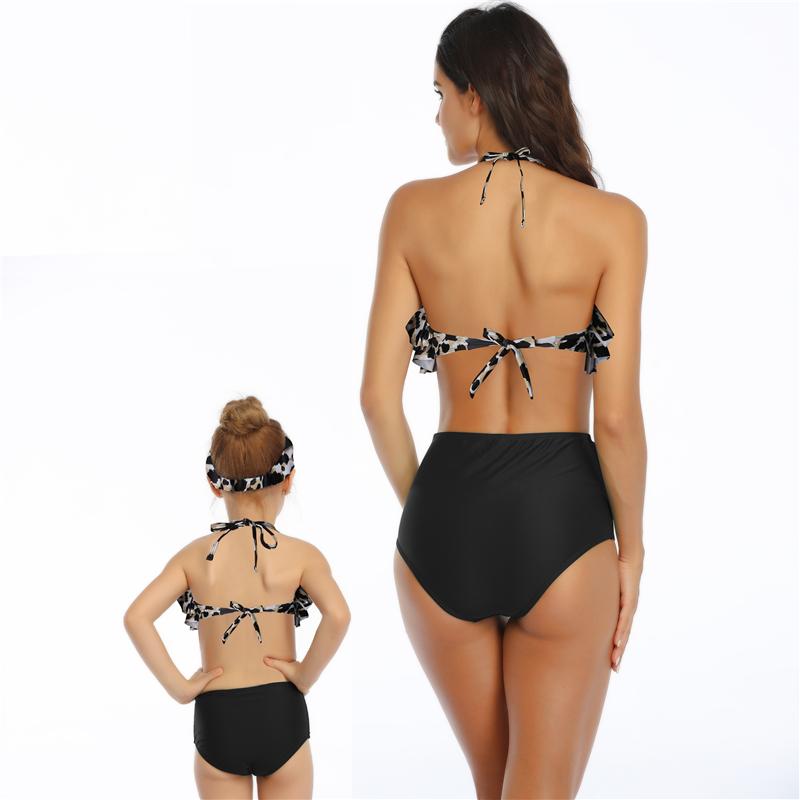 Họ Phù Hợp Với Đồ Bơi Mẹ Con Gái Bikini Phù Hợp Với Giới Tính Đi Biển Quần Áo Bơi Trang Phục Mẹ Trẻ Em Biquini Đồ Bơi