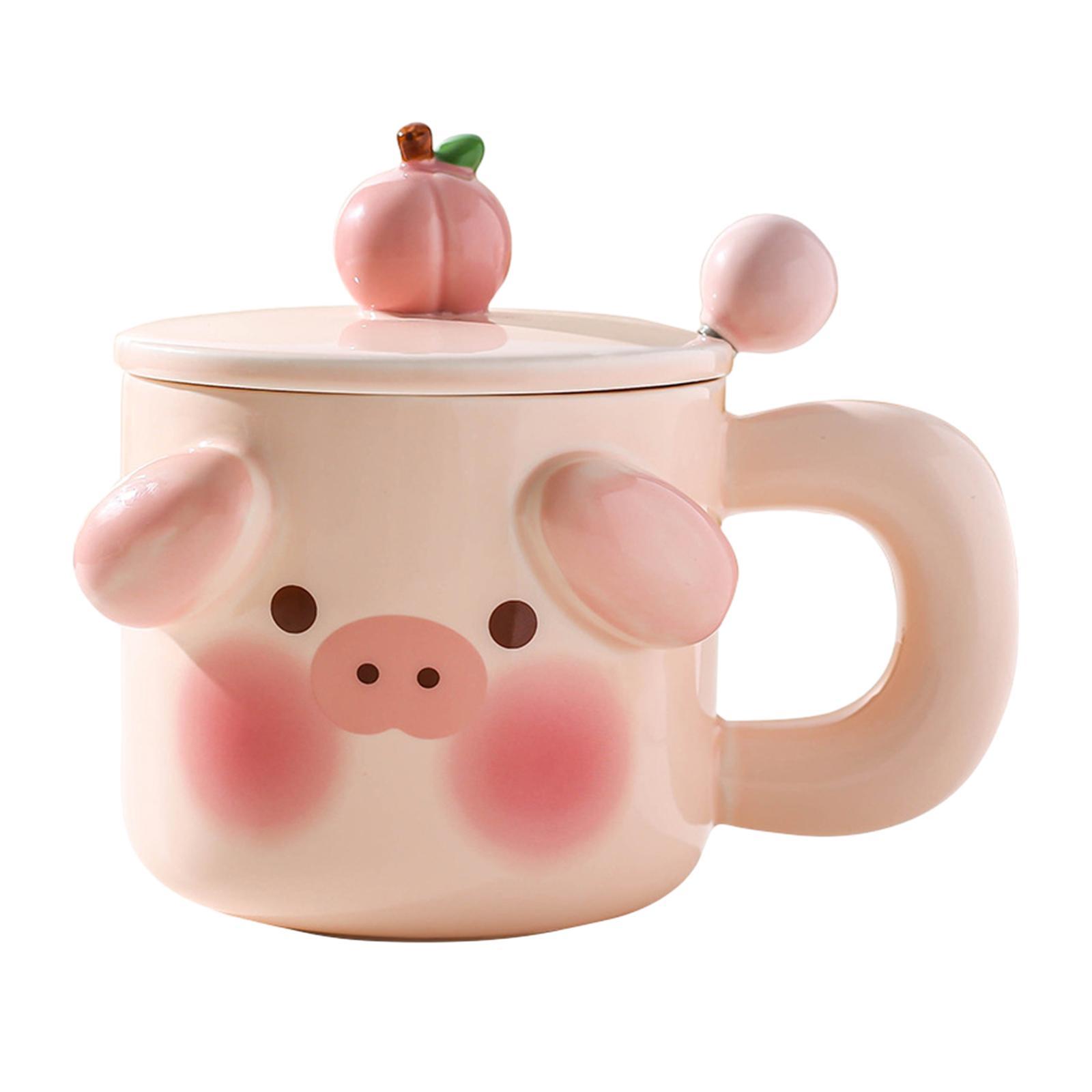 Ceramic Coffee Mug Tea Cup Household Creative Novelty Birthday Gifts Milk Mug Cup Coffee Cup for Valentines Day Office Hotel Beverage Friends