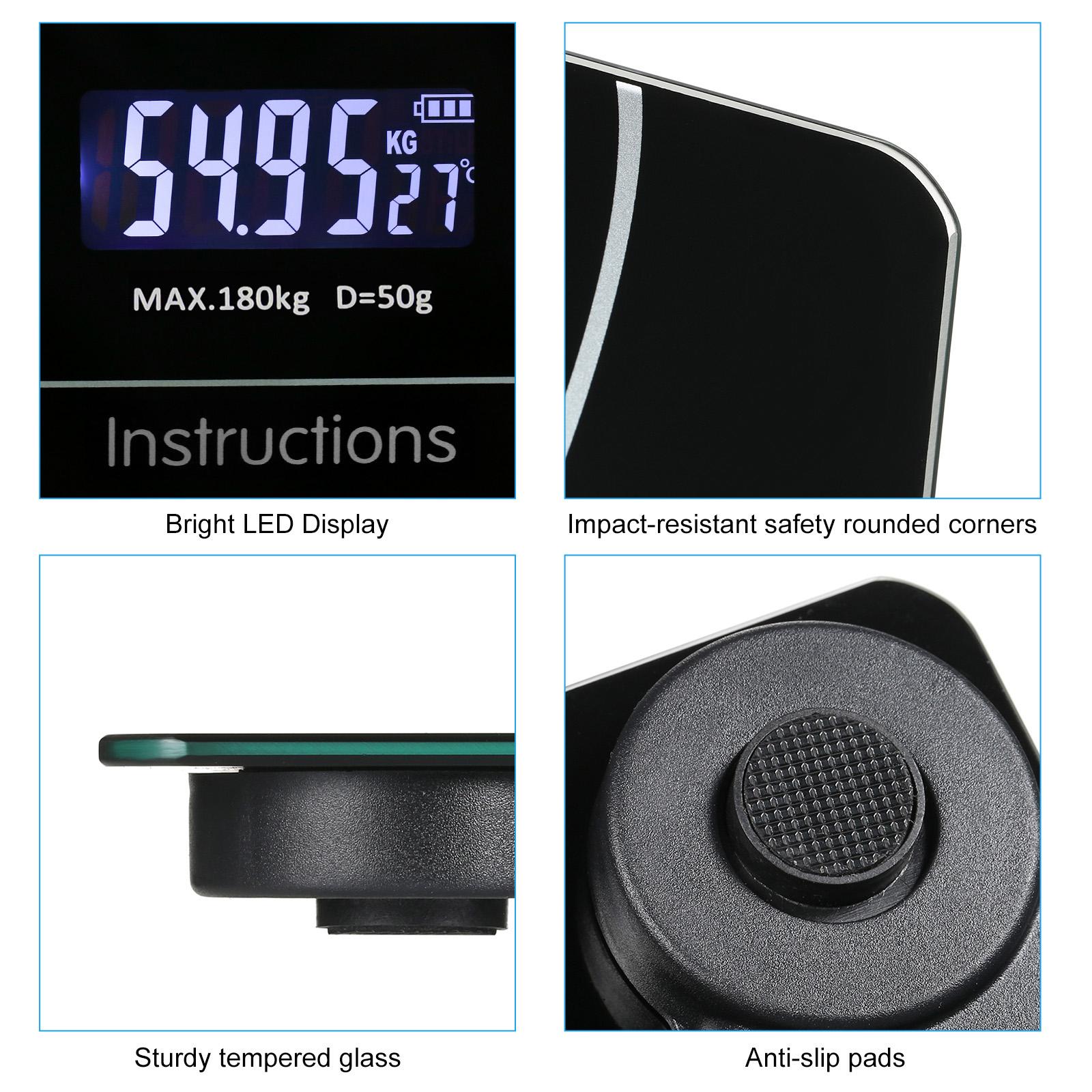 Multi-Functional Rechargeble Home Use Intelligent Body Fat Scale with BT Electronic Digital Weight Scale Body Composition Analyzer Monitor