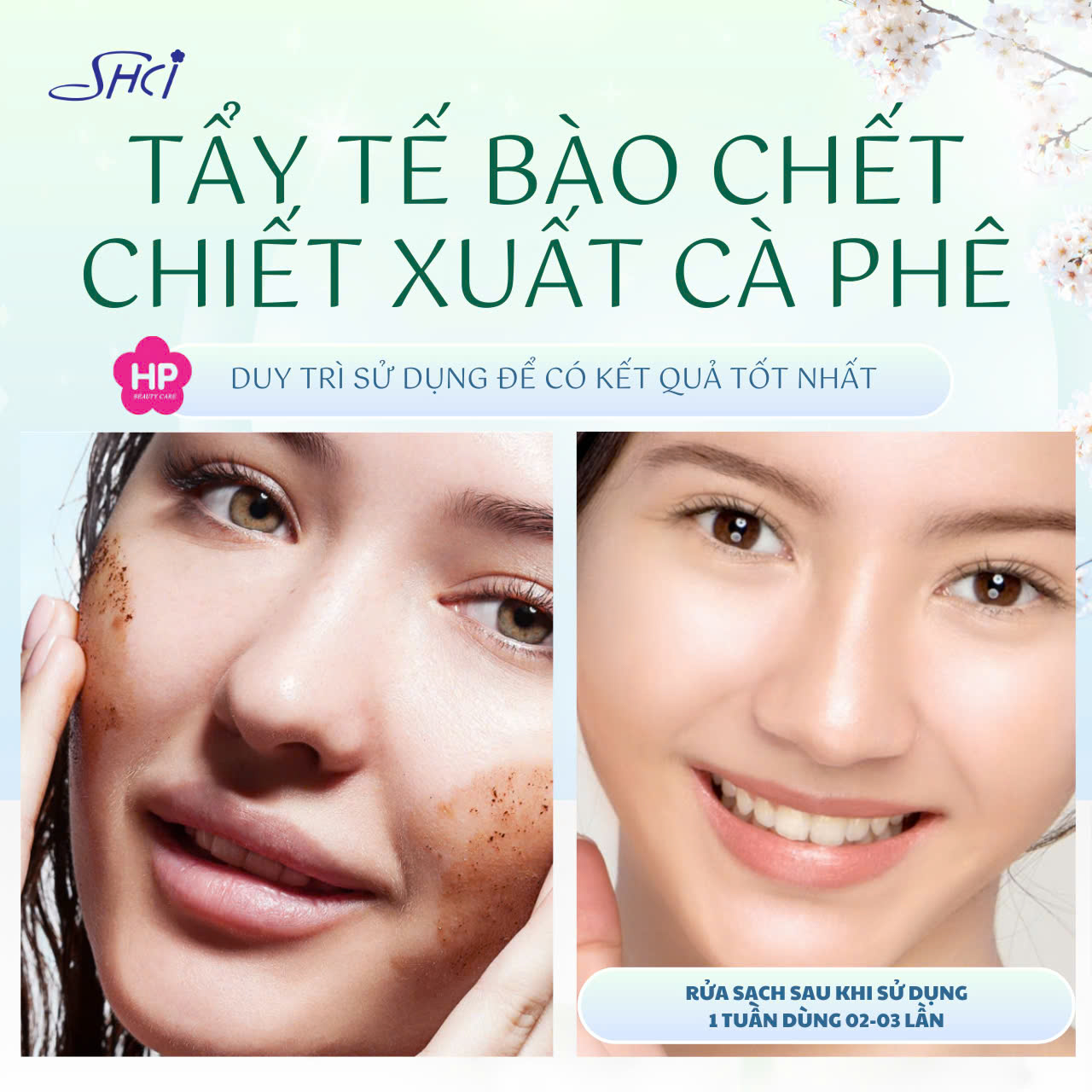 Tẩy Tế Bào Chết Da Mặt Shci Coffee Face Polish Dưỡng Da Trắng Mịn (Tuýp 135G)