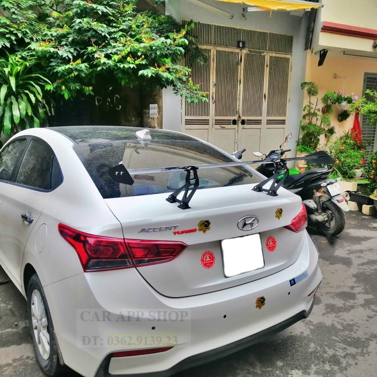 Đuôi Gió Thể Thao Kim Loại Hyundai Accent Hàng Cao Cấp Lăp Được Hết Các Đời