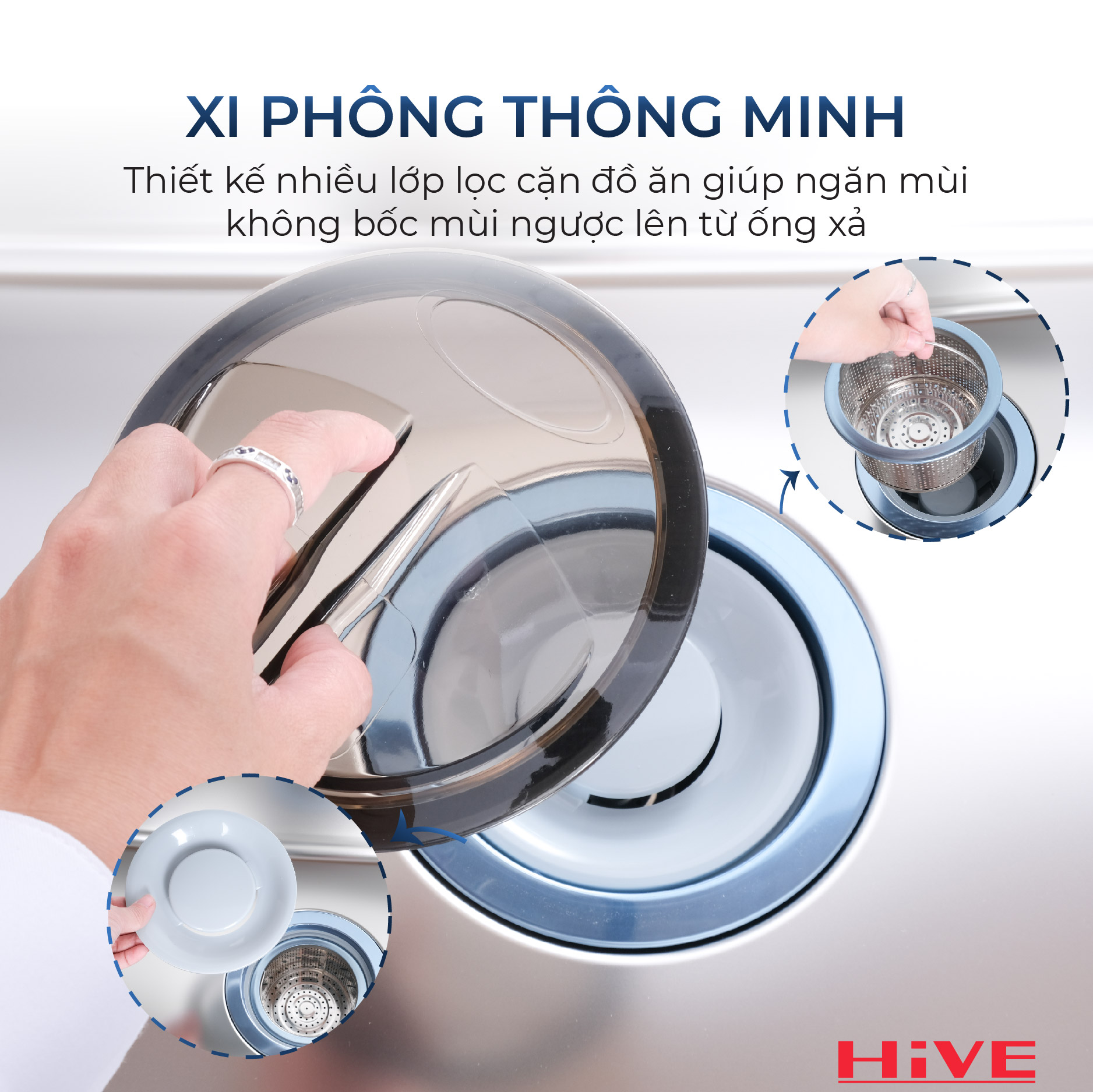 KỆ BỒN RỬA CHÉN INOX DJVW-003