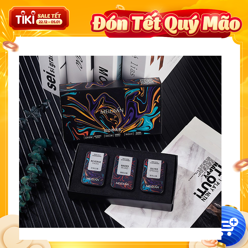 Nước Hoa Nam Dạng Sáp Khô Cao Cấp Meidian Hương Thơm Cuốn Hút,Nam Tính