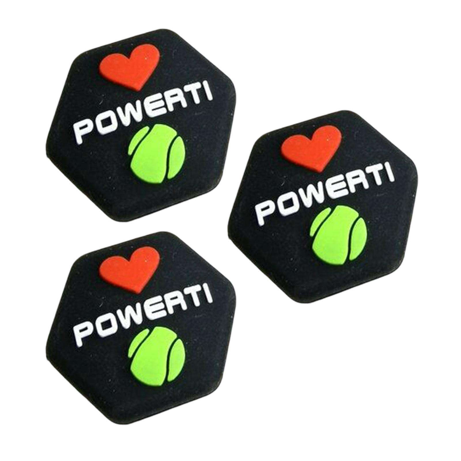 3 Pieces Tennis Racquet Vibration Stoppers Silicone Shock Absorption Shock Absorbers Tennis Racket Vibration Dampeners for Reduce Vibration