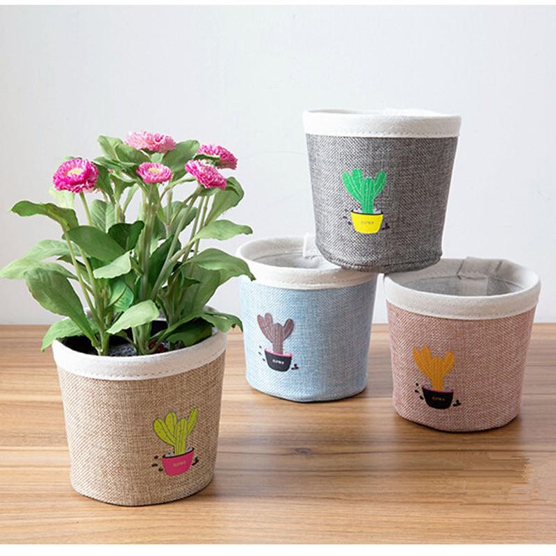 Giỏ chồng cây giỏ trang trí cấy cảnh trong nhà