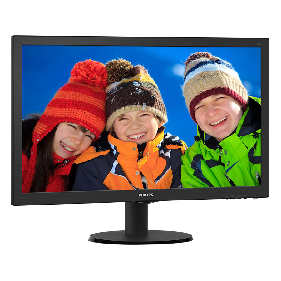 Màn Hình Philips 223V5LHSB2 21.5 Inch Full HD (1920 x 1080) 5ms 60Hz TFT-LCD - Hàng Chính Hãng