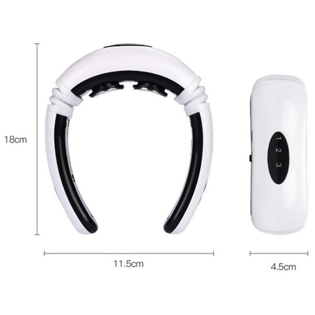 Gối Massage Cổ Vai Gáy Mát Xa Toàn Thân Đa Năng Bằng Xung Điện - Máy Massage Neck Massager - Topbanchaynhat