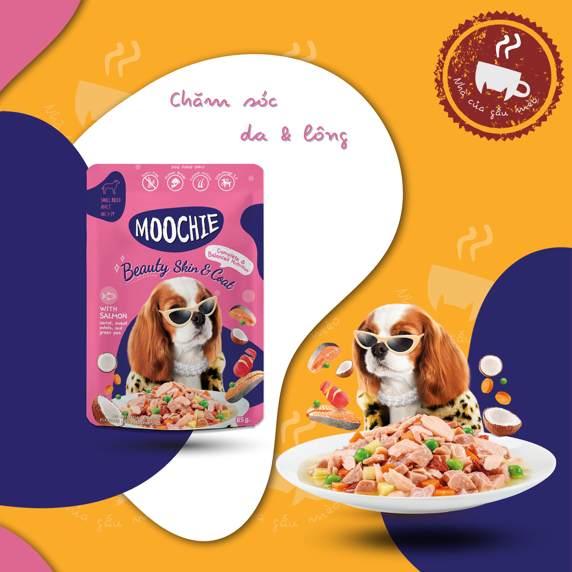 Combo 12 gói Pate Moochie dành cho chó mọi lứa tuổi