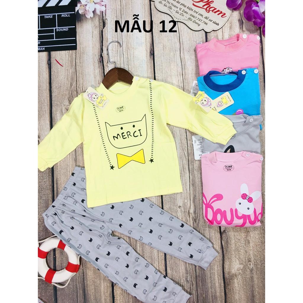 Bộ cotton Quảng Châu cho bé trai bé gái