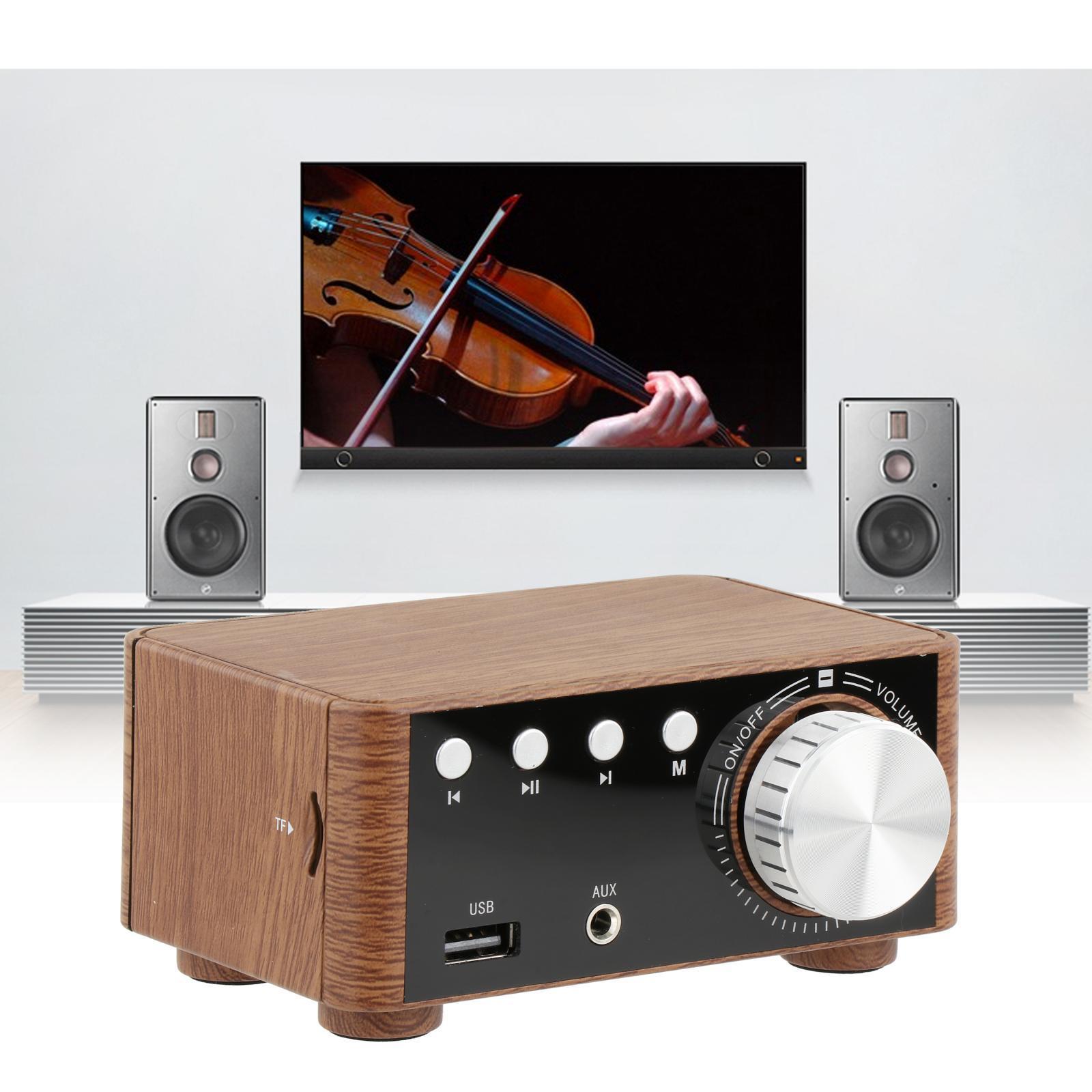 Professional Mini 400W + 400W Audio Power Amplifier Receiver for Car CD DVD