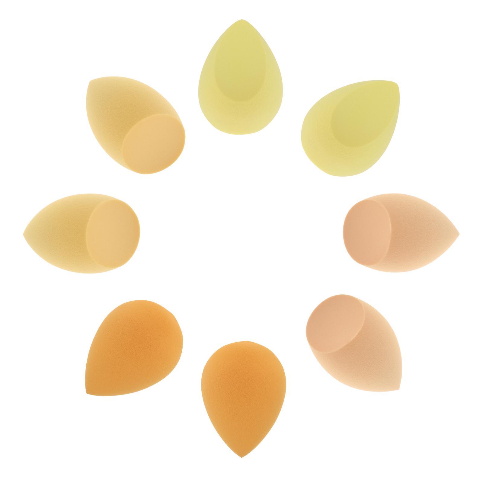 8x Makeup Sponge Set Foundation Concealer Powder Cosmtics Puff Latex-Free for all kinds of cosmetics, foundation, BB cream