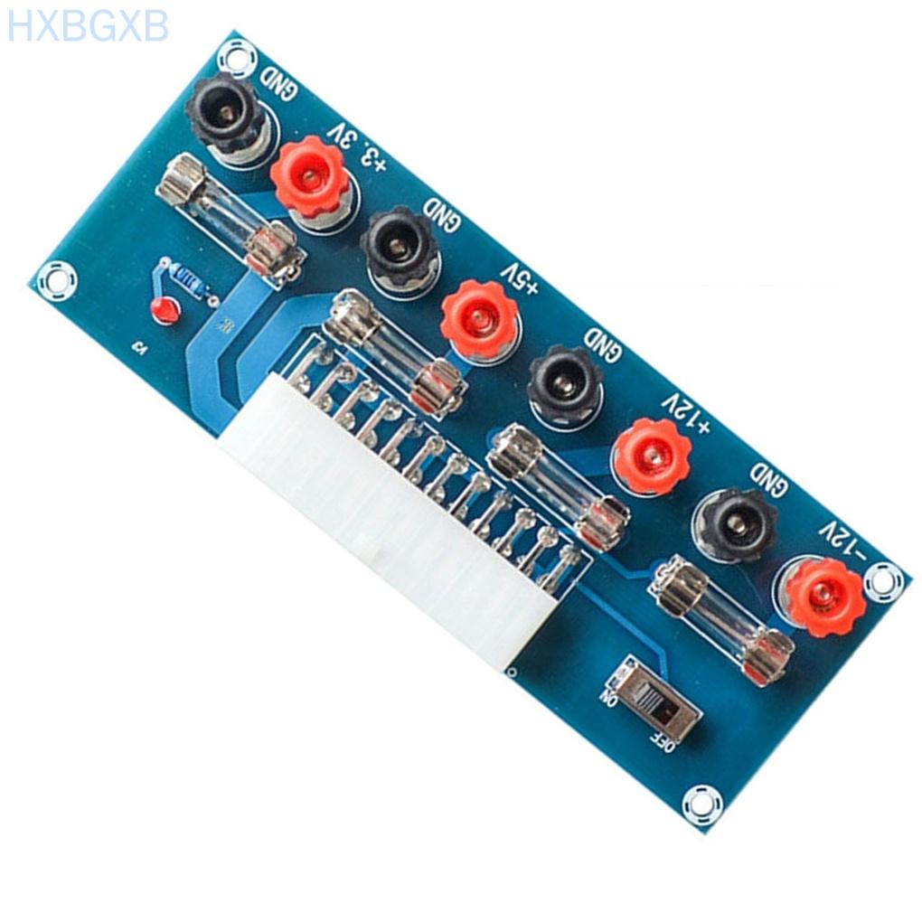 HXBG XH-M229 Desktop PC Power Board ATX Benchtop Supply Transfer Board 24 Pin Power Supply Test Module