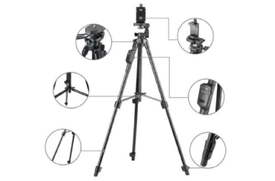 Chân giá đỡ cao cấp Tripod 3388 dùng cho Máy ảnh ; Điện thoại ; Camera