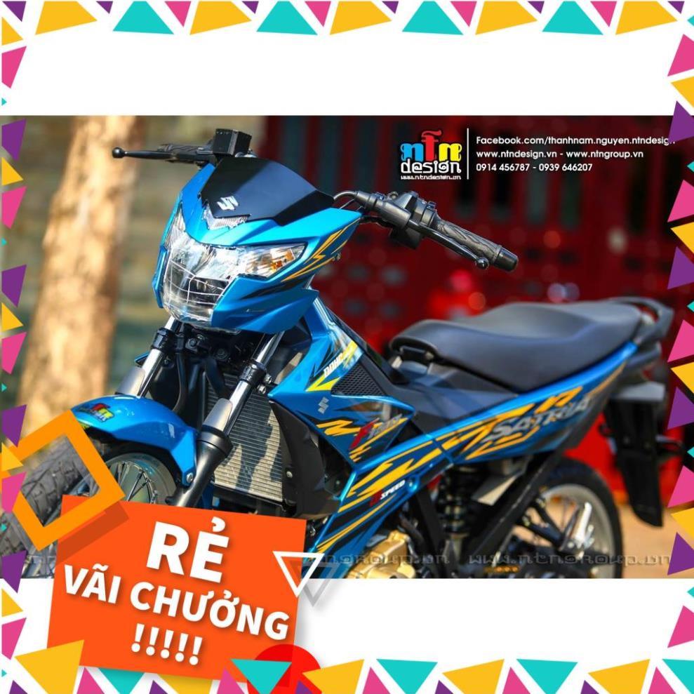Tem Rời Raider FI Mẫu Xanh Vàng Đen