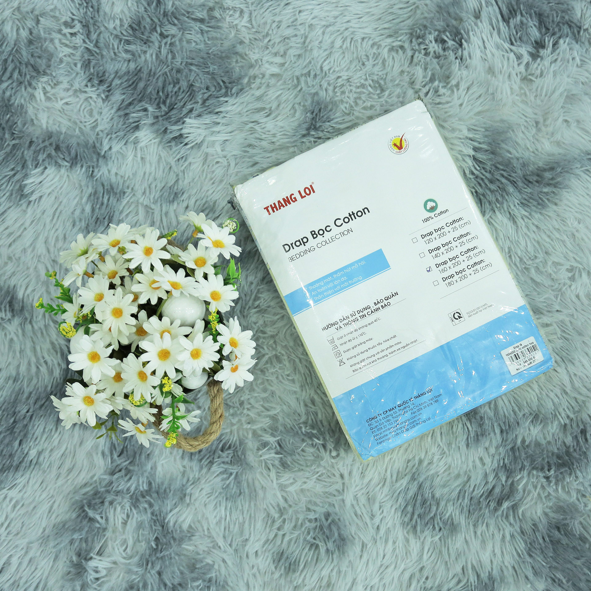 Drap Lẻ Cotton Hoa Thắng Lợi  Mẫu X - Chính hãng