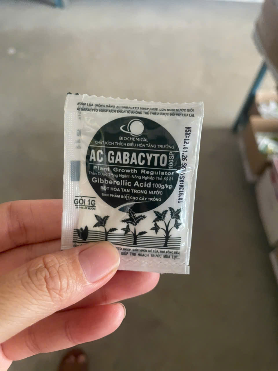 AC Gabacyto 100SP (Ga3 tép) Chất Điều Hòa Tăng Trưởng Cho Cây Trồng