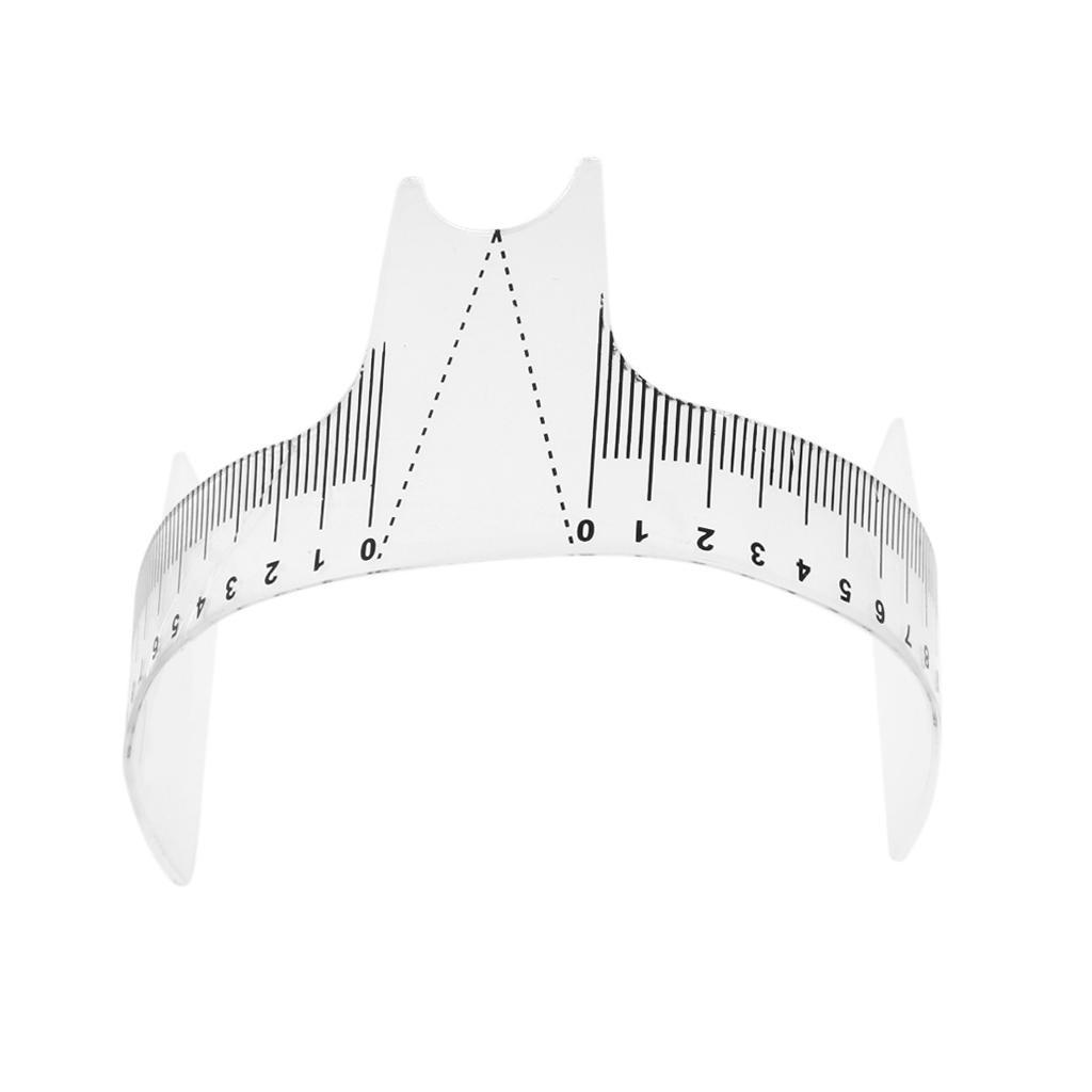3-4pack UPDATED Eyebrow Grooming Stencil Shaper Ruler Measure Tool Makeup